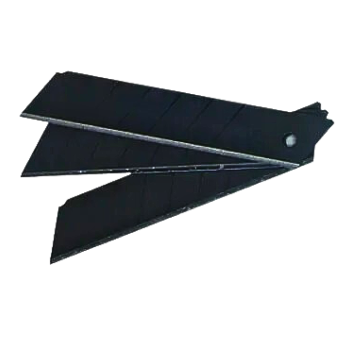 25 MM, 8-SECTION SNAP-OFF BLACK REPLACEMENT BLADE FOR H-11 & 08839 (PACK OF 10)