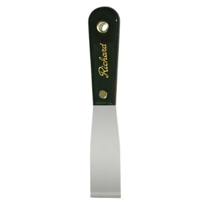 2 IN. PUTTY KNIFE, FLEXIBLE CARBON STEEL BLADE