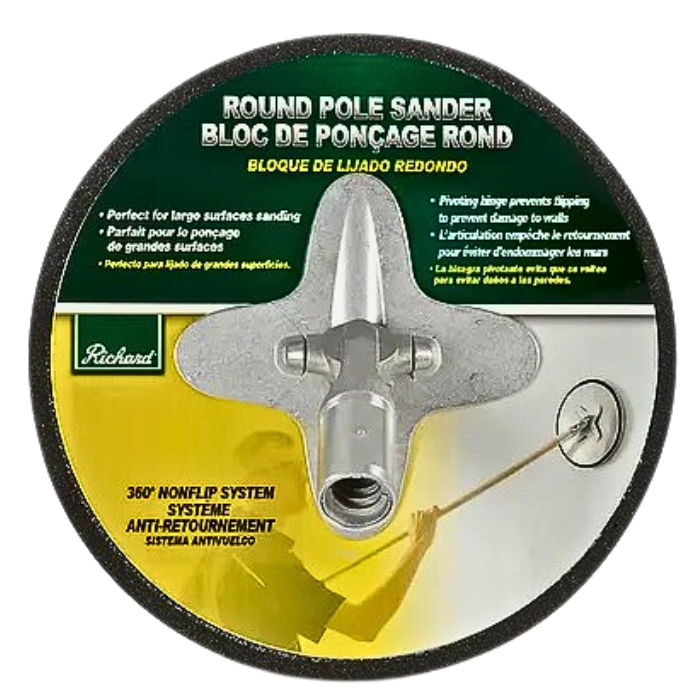 9 IN. ROUND POLE SANDER WITH VELCRO BACKING