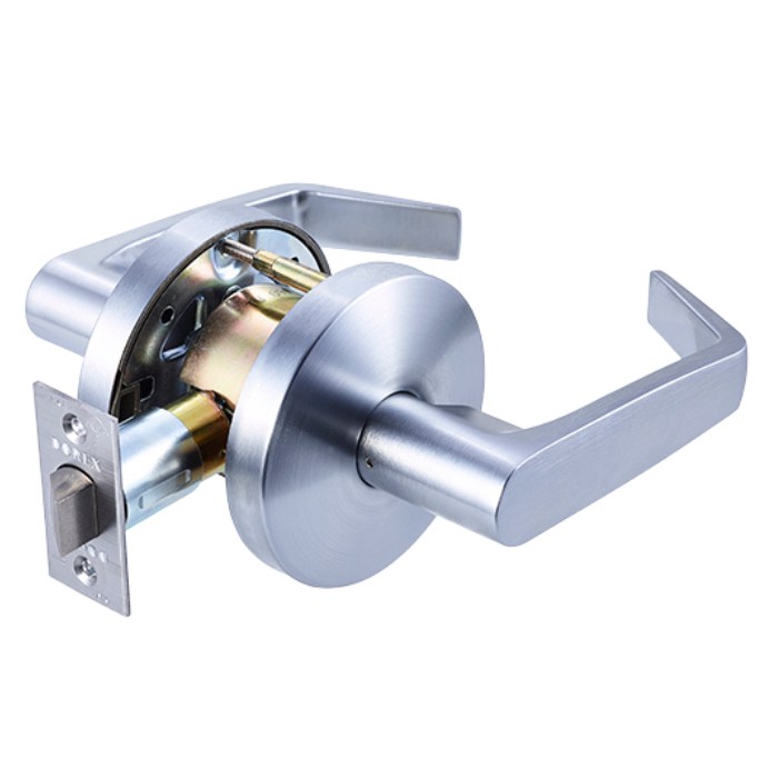 DOREX STANDARD RETURN LEVER LOCKSET, PASSAGE, C26D/652