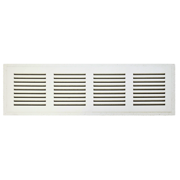 ENVISIVENT PERMANENT MUD-IN FLUSH MOUNTED AIR RETURN VENT - 30" X 8" DUCT