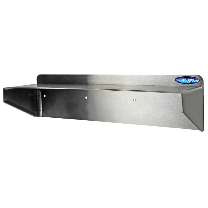 HEAVY DUTY STAINLESS STEEL SHELF, 4" DEPTH