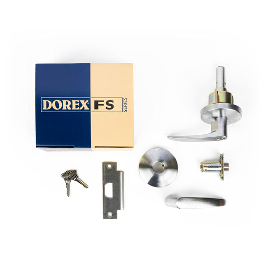 DOREX STRAIGHT NO RETURN LEVER LOCKSET, CLASSROOM, C26D