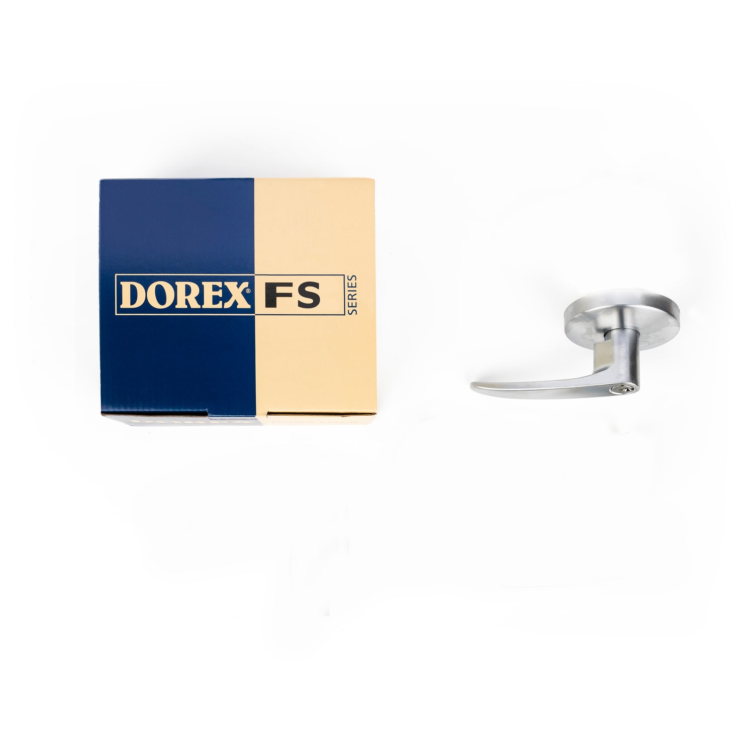 DOREX STRAIGHT NO RETURN LEVER LOCKSET, DUMMY SINGLE