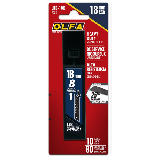 OLFA LBB-10B HEAVY DUTY BLADES ULTRAMAX 10/PK