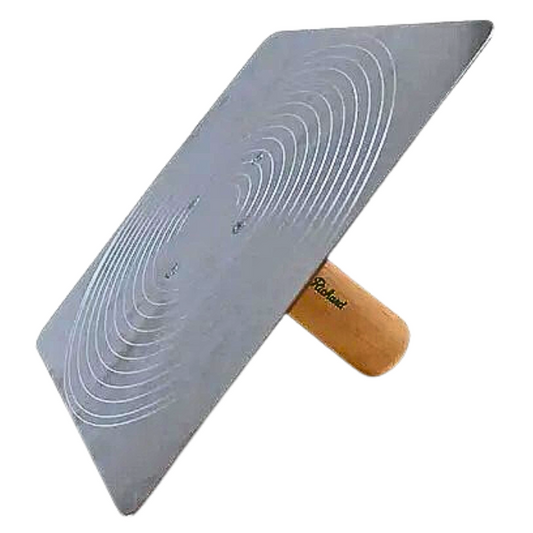 SQUARE ALUMINUM HAWK WITH WOOD HANDLE